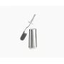 Joseph Joseph Flex 70517 scopino WC in acciaio inox con testina in silicone, argento/grigio