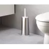 Joseph Joseph Flex 70517 scopino WC in acciaio inox con testina in silicone, argento/grigio