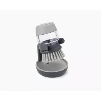 Joseph Joseph Palm Scrub Grigio Spazzola per piatti con dispenser di sapone integrato
