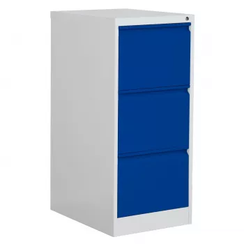 Phoenix Safe armadio per faldoni 3 cassetti blu