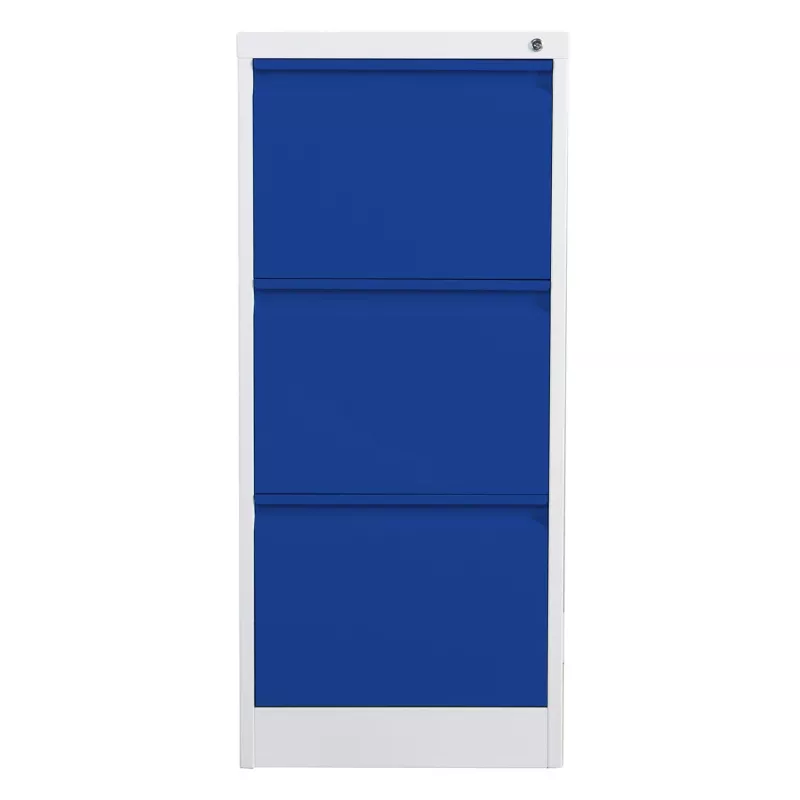 Phoenix Safe armadio per faldoni 3 cassetti blu
