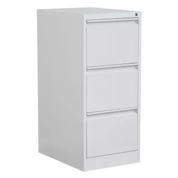 Phoenix Safe FC1003GGK armadio verticale per faldoni 3 cassetti, grigio, protezione antincendio 120 minuti
