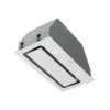 Cata cappa aspirante GA DUAL 60 WH cappa telescopica da incasso, 60 cm, 737 m³/h, bianco