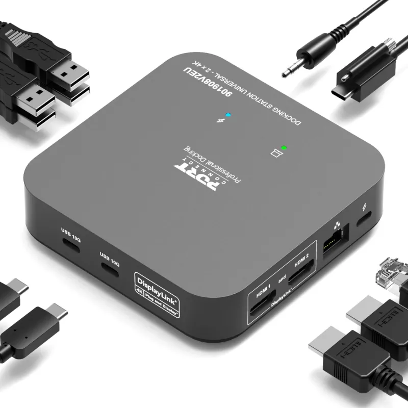 PORT Designs docking station universale - 2 x 4K 2 HDMI con alimentatore - EU