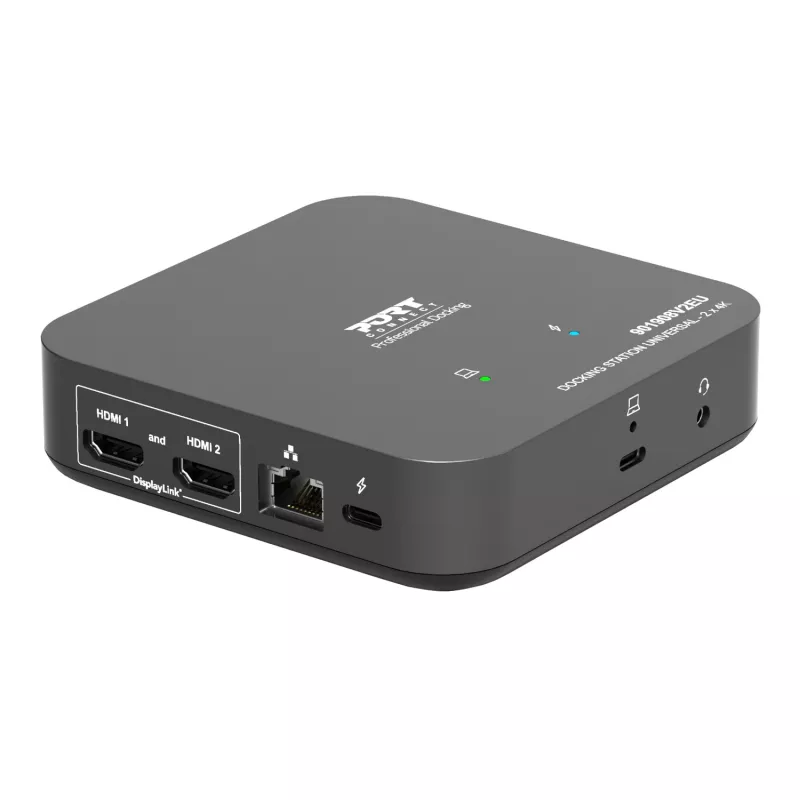 PORT Designs docking station universale - 2 x 4K 2 HDMI con alimentatore - EU