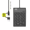 PORT Designs PORT Connect tastierino numerico USB-C nero