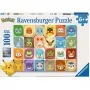 RAVENSBURGER puzzle per bambini Pokémon Faces (100 pezzi)