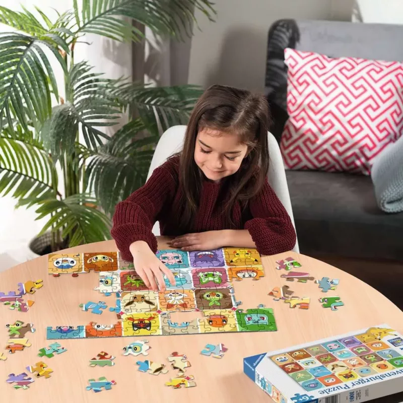 RAVENSBURGER puzzle per bambini Pokémon Faces (100 pezzi)