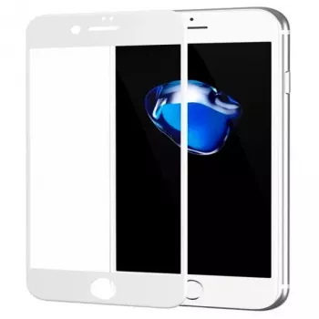 EVELATUS Apple iPhone 7/8/SE2020/SE2022 2.5D Full Cover Japan Glue Glass Anti-Static Pellicola Protettiva Bianca