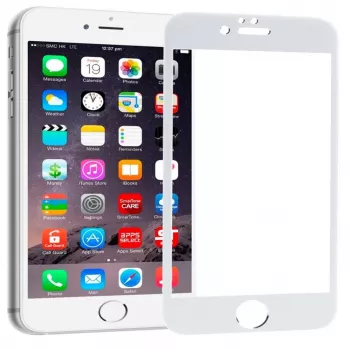 EVELATUS Apple iPhone 6/6s 2.5D Full Cover Japan Glue Glass Anti-Static Bianco
