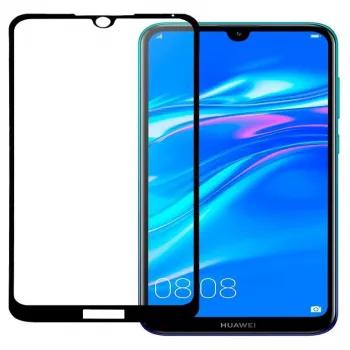 Evelatus Huawei Y5 2019 2.5D Full Cover Japan Glue Glass Anti-Static Pellicola protettiva per display
