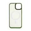 Connect Apple iPhone 13 Custodia ibrida con magnetica PC+TPU verde