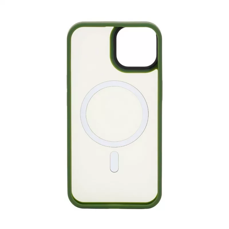 Connect Apple iPhone 13 Custodia ibrida con magnetica PC+TPU verde
