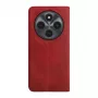 Evelatus Xiaomi Redmi 14C 4G/ 14C 5G / Redmi A4 / POCO C75 Book Case in pelle PU rosso