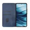 Evelatus Xiaomi Redmi Note 14 5G Book Case in pelle PU blu scuro