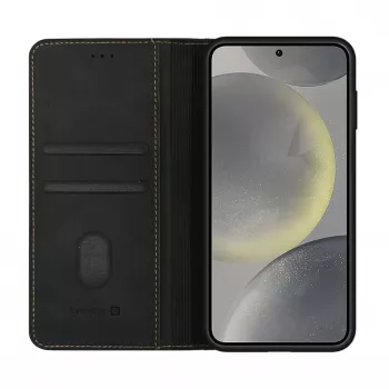 Evelatus Samsung Galaxy S25 Custodia a libro nera