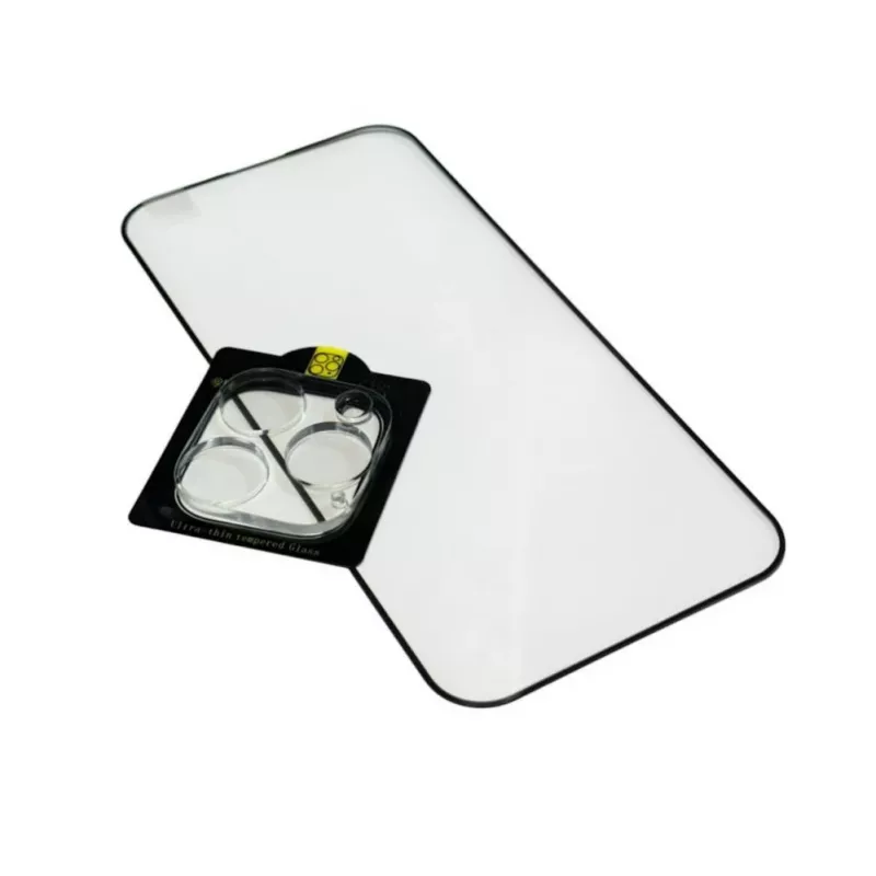 iLike Apple iPhone 16 X2 Super Set 2.5D Edge Full Face Vetro temperato + Vetro fotocamera