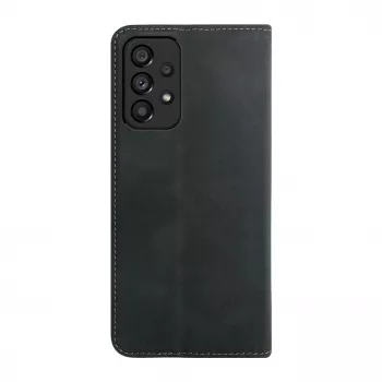 Evelatus Samsung Galaxy A53 Custodia a libro con chiusura nera