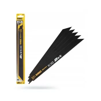 DEWALT DT2409L lama per sega a sciabola in bimetallo HSS M42 305mm 14 TPI confezione da 5