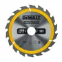 Lama circolare DEWALT 190x30mm 18T +20° angolo di taglio con anello riduttore 20mm