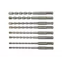 Set di 8 punte per martello SDS-Plus DEWALT Extreme 2, 2x6, 7, 8, 10x160 mm