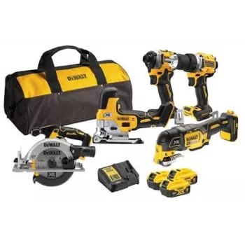Set DEWALT DCK502P3 18V XR composto da 5 utensili brushless, 3 x 5.0Ah