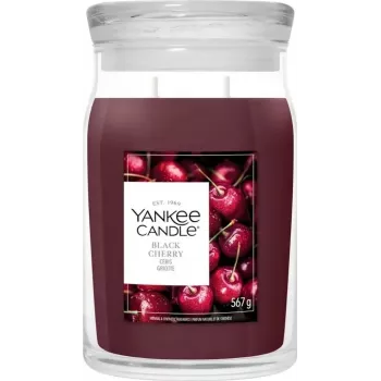 Yankee Candle Signature Black Cherry candela in barattolo grande 567g
