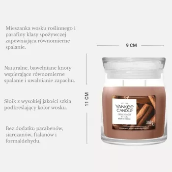 YANKEE CANDLE candela profumata in vetro Cinnamon Stick 623g