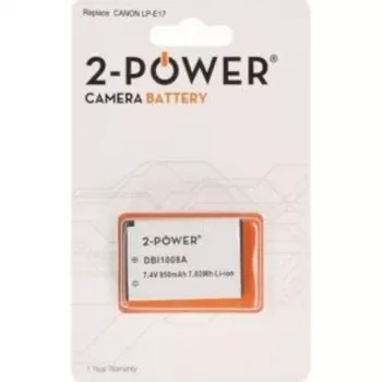 2-POWER DBI1008A batteria ricaricabile litio-ioni 950 mAh 7,4 V per Canon LP-E8