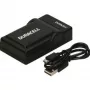 Duracell DRP5958 caricabatterie da interno USB per Panasonic DMW-BNB9E - nero - 5V
