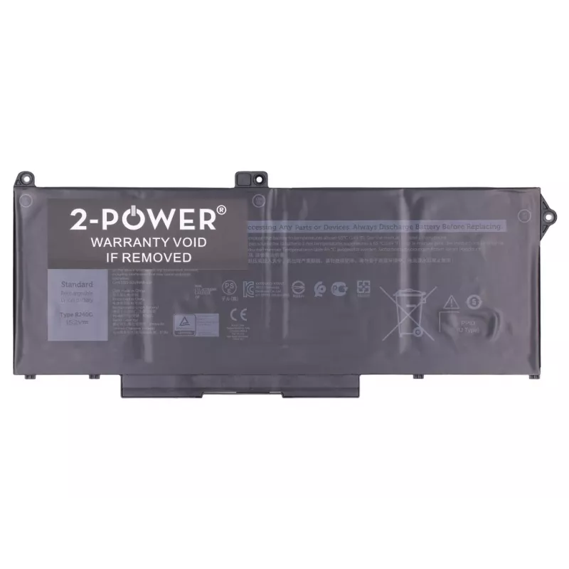 2-Power batteria principale Dell Latitude 5420 - batteria - 45 mAh