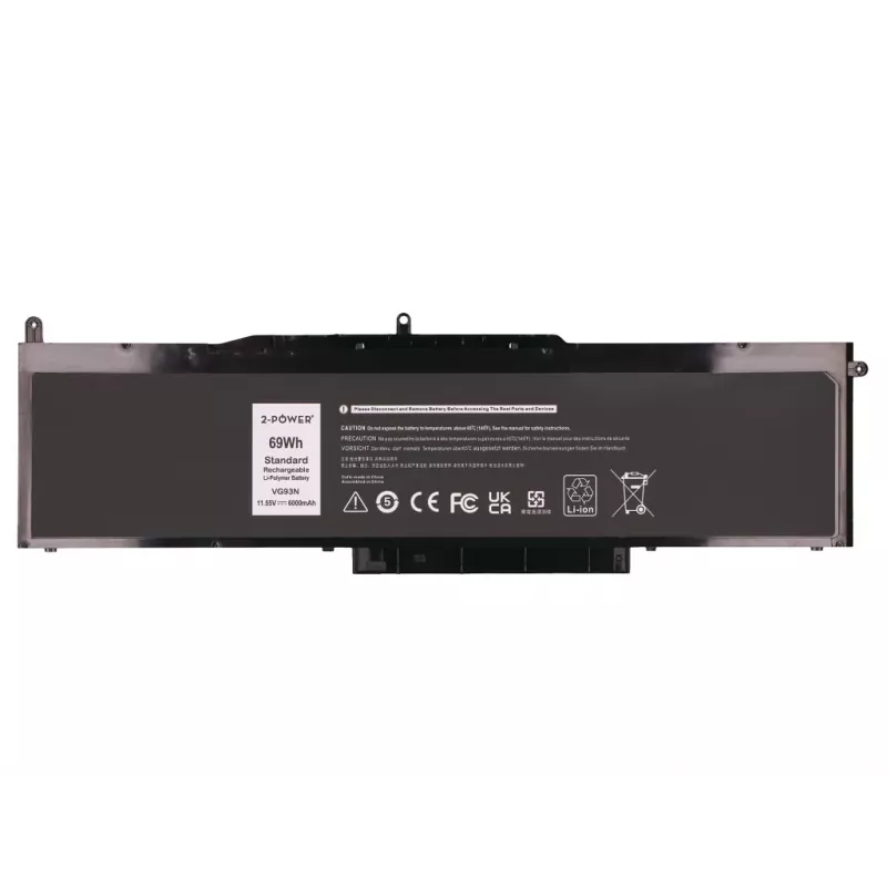 2-Power batteria principale per Dell Precision 3520 - 69 mAh