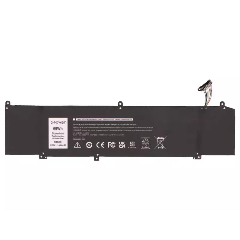 2-Power batteria principale Dell Alienware M15 - batteria - 69 mAh