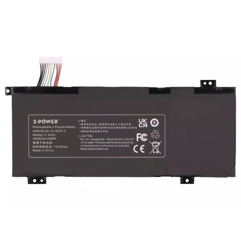 2-POWER batteria principale Medion Erazer X15803 - batteria - 3.400 mAh