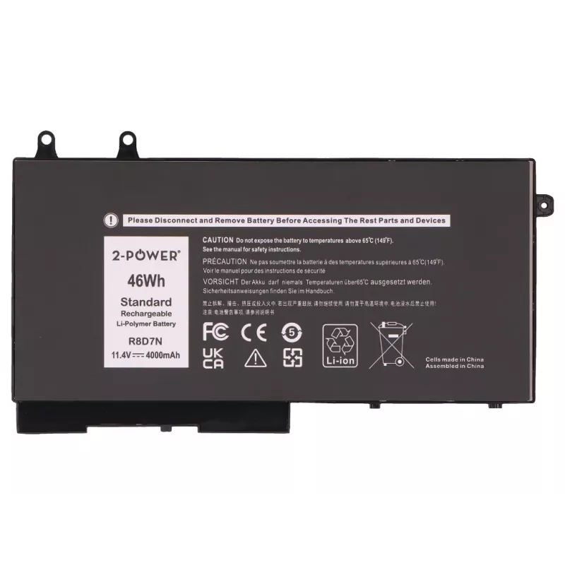 2-Power batteria principale Dell Latitude 5400 - batteria - 46 mAh