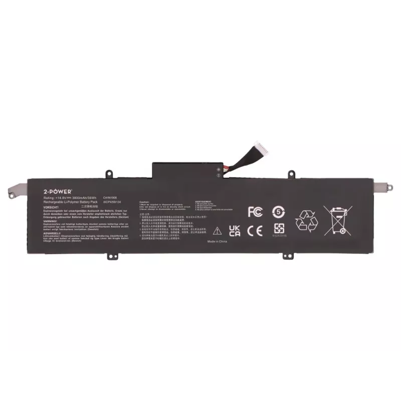2-Power batteria principale per Asus ROG Zephyrus G14 GA401QEC - 56 Wh