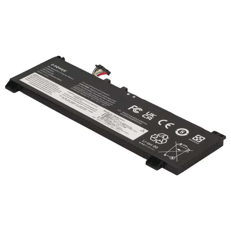2-Power batteria principale per Lenovo Legion 5-15ACH6 82JW - 58 Wh