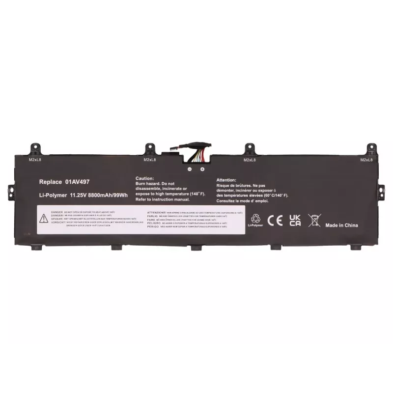 Batteria principale 2-Power per Lenovo ThinkPad P72 20MB - 99 Wh