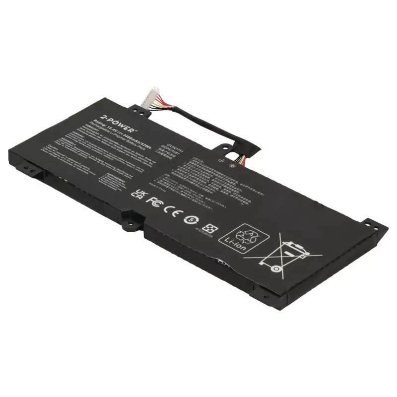 Batteria principale 2-Power - batteria per laptop - 52 Wh - 11,1 V - 4700 mAh - 6 celle - nero