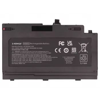Batteria principale 2-Power per HP ZBook 17 G4 Mobile Workstation - 95 Wh, 11,55 V, 6 celle Li-Ion