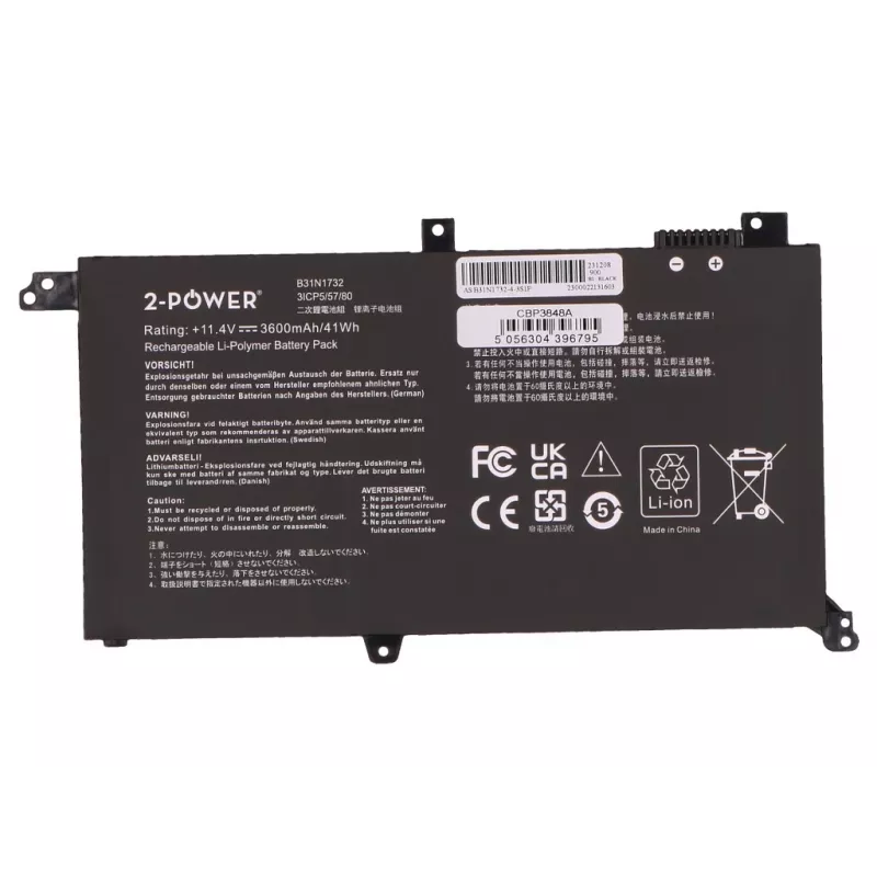 Batteria principale 2-Power per Asus VivoBook S430 - 41 Wh