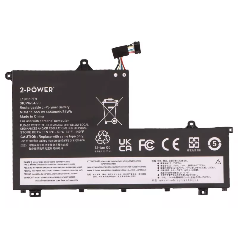 Batteria principale 2-Power per Lenovo ThinkPad 15-IIL 20SM - 53 mAh