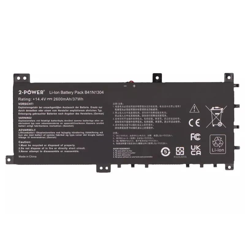 Batteria principale 2-Power per Asus S451LA V451LA - 2600 mAh