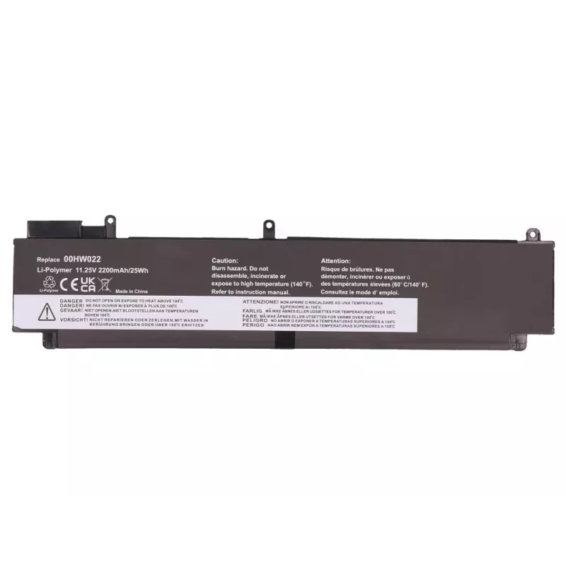 Batteria principale 2-Power per Lenovo ThinkPad T460s T470s - 2200 mAh