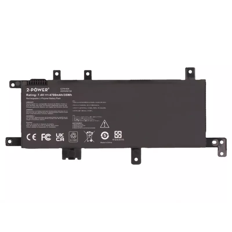 Batteria principale 2-Power per ASUS VivoBook R542U - 5000 mAh