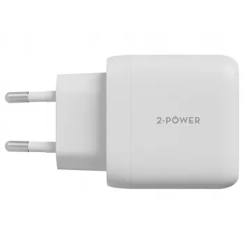 Caricabatterie da parete 2-Power 45W PD GaN 1 x USB-C