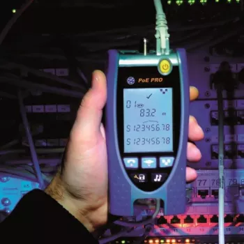 TREND Networks tester per cavi e reti PoE Pro BT con rilevamento PoE++