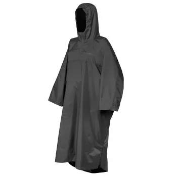 Trekmates Deluxe poncho - nero/nero