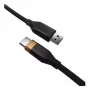 2-POWER cavo USB-A a USB-C 60W per ricarica e dati 2m - nero
