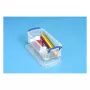 Really Useful Boxes 0.9C scatola contenitore - trasparente - 0,9 litri - rettangolare - polipropilene